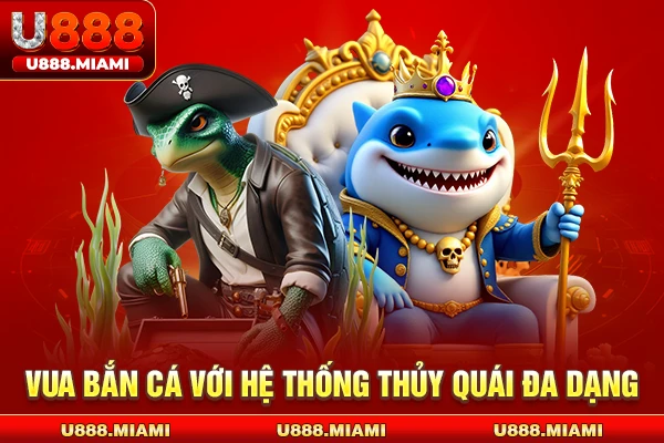 Vua bắn cá với hệ thống thủy quái đa dạng